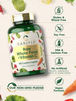 Load image into Gallery viewer, Raw Whole Foods with Vitamin C | 180 Caplets
