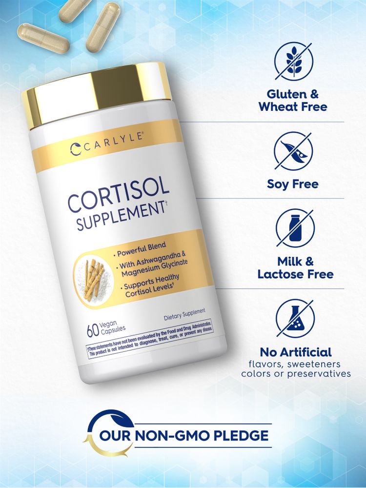 Cortisol Supplement | 60 Vegan Capsules