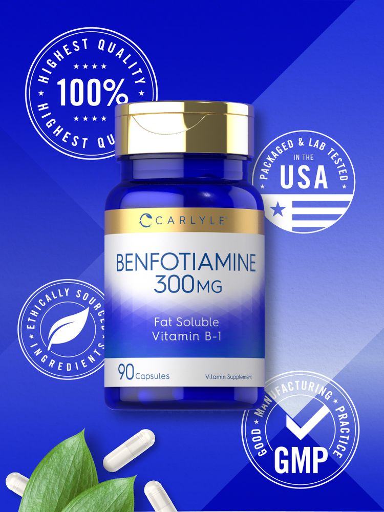 Benfotiamine 300mg | 90 Capsules