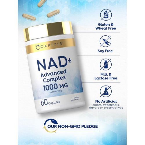 View 5 Suplemento de NAD+ 1000 mg | 60 Cápsulas