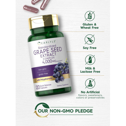 Grape Seed Extract | 120 Capsules Grape Seed Extract | 120 Capsules
