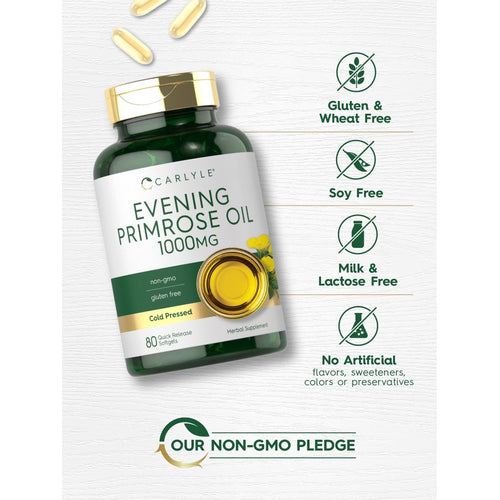 View 5 Evening Primrose Oil 1000mg | 80 Softgels