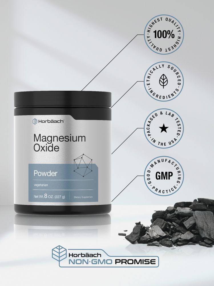 Magnesium Oxide 400mg | 8oz Powder