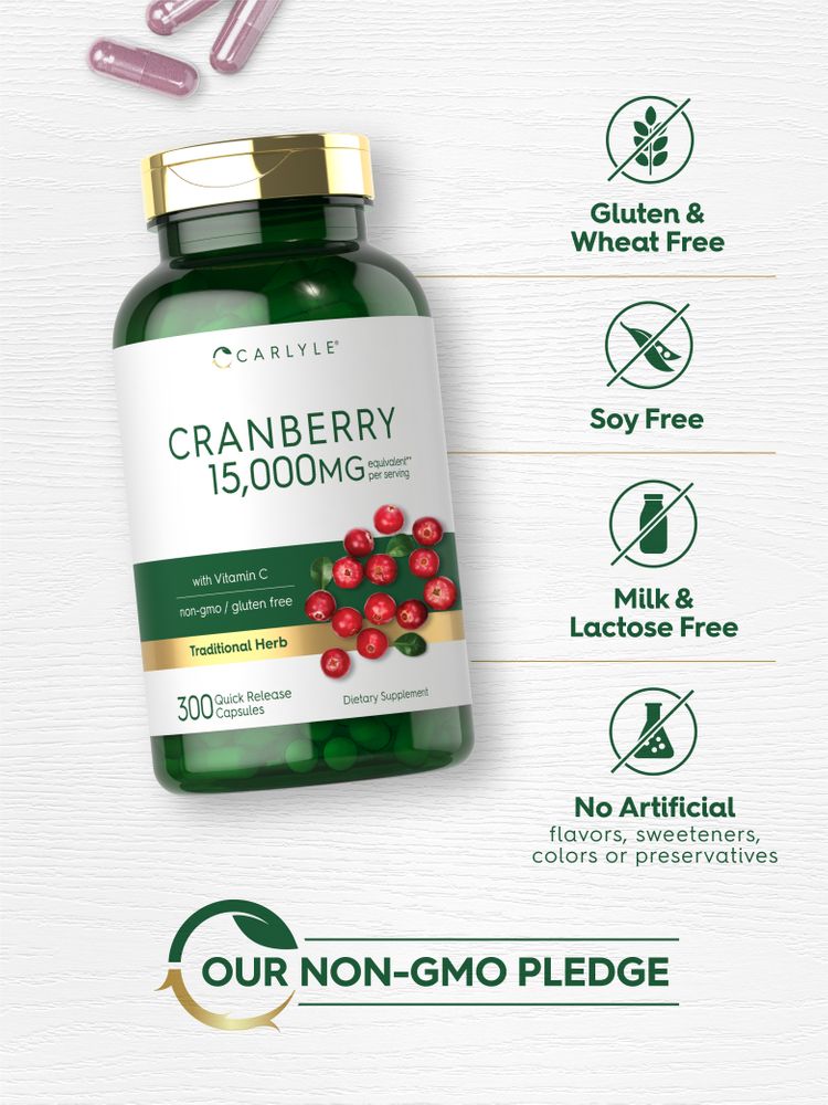 Cranberry 15000mg per serving | 300 Capsules