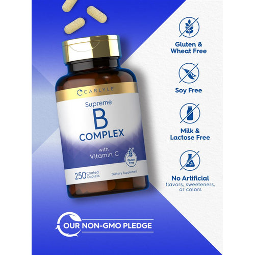 View 5 Vitamin B-Complex plus Vitamin C | 250 Caplets