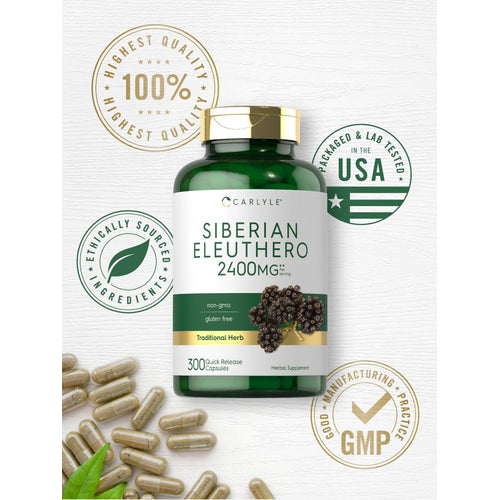 View 5 Siberian Eleuthero | 300 Capsules
