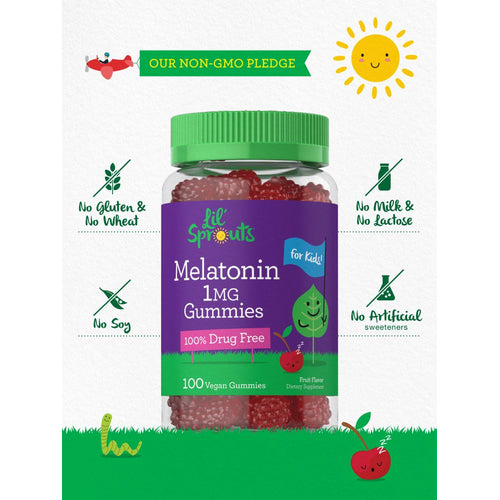 View 5 Melatonin Gummies for Kids 1mg | 100 Gummies
