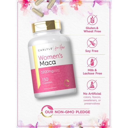 View 5 Maca Root for Women | 150 Capsules