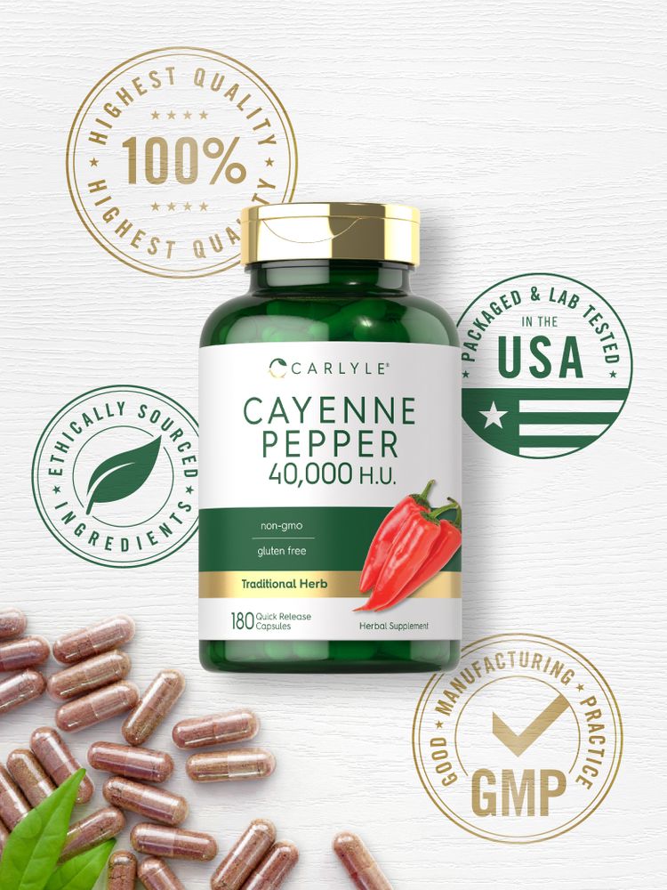 Cayenne Pepper | 180 Capsules