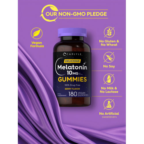 View 5 Melatonina 10mg por porción | 180 Gomitas