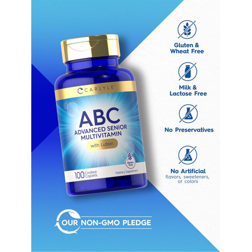 View 5 Multivitamin for Adults 60 Plus | 100 Caplets