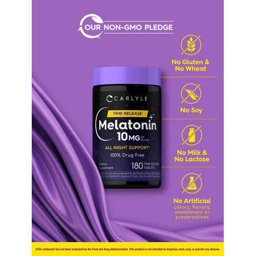 View 5 Melatonin 10mg | 180 Time Release Tablets