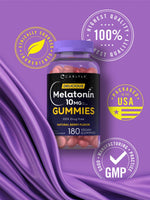 Load image into Gallery viewer, Melatonin 10mg Gummies | Natural Berry Flavor | 180 Gummies
