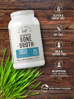 Load image into Gallery viewer, Grass Fed Bone Broth Protein Powder | 35.2oz Powder
