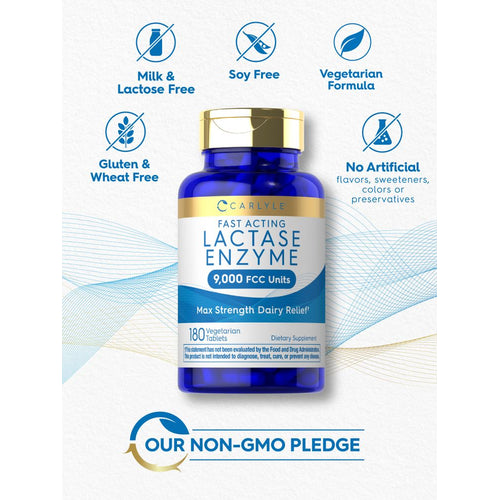 View 5 Lactase Enzyme 9000 FCC | 180 Tablets