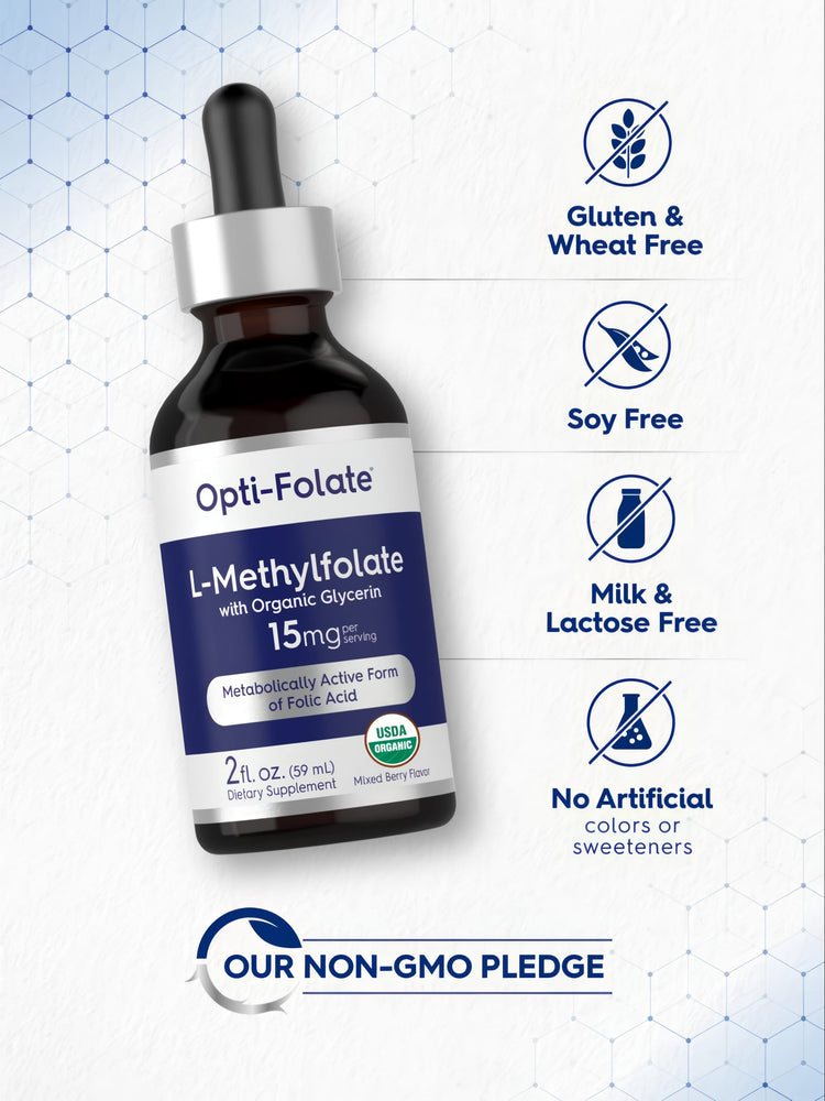 L Methylfolate Drops 15mg | 2 Fl Oz