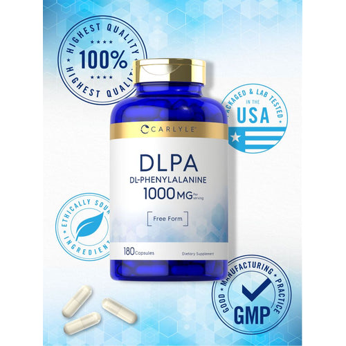 View 5 DL-Phenylalanine 1000mg per serving | 180 Capsules