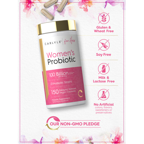 View 5 Women's Probiotic and Prebiotic Supplement | 100 Billion CFU