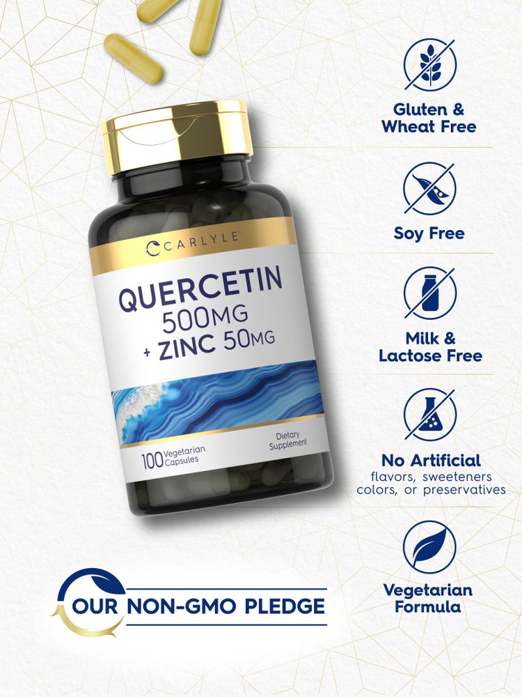 Quercetina 500mg | 100 Capsule