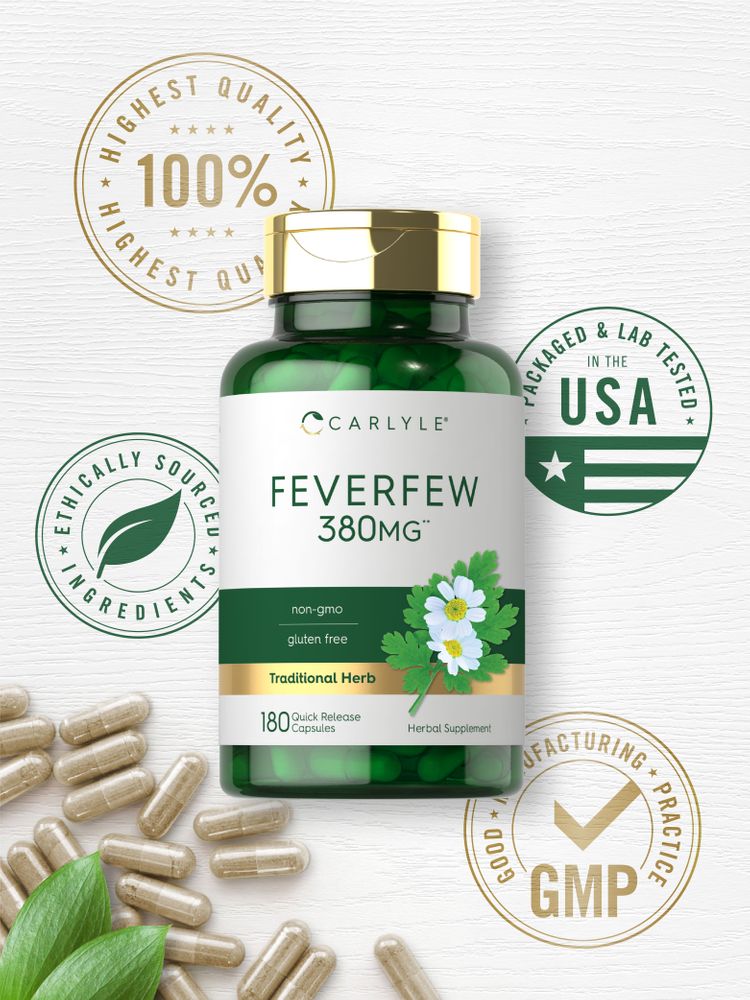 Feverfew 380mg | 180 Capsules