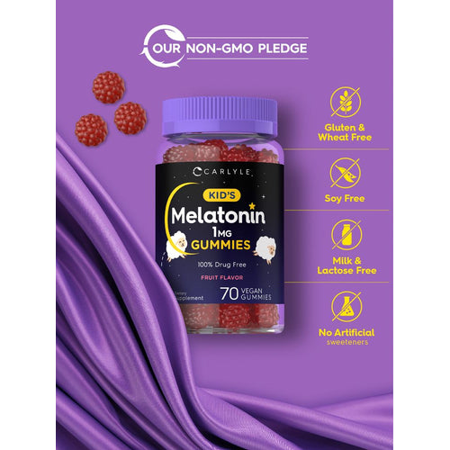 View 5 Melatonin 1mg für Kinder | 70 Gummibärchen