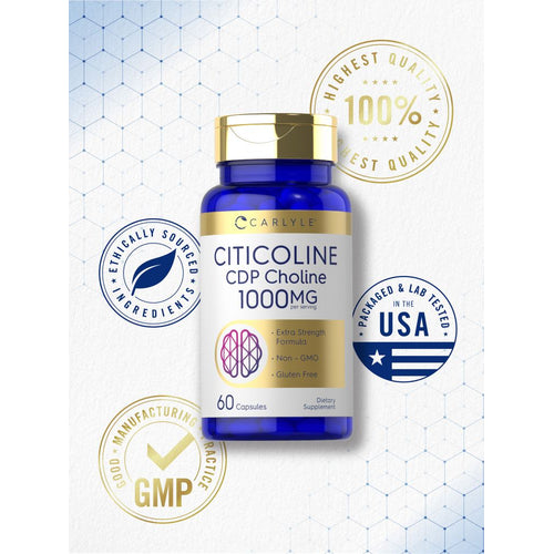 View 5 Citicolina CDP Colina 1000 mg per dose | 60 Capsule