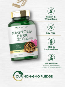 Magnolia Bark 3200mg | 180 Capsules