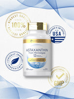 Load image into Gallery viewer, Astaxanthin 12mg with Coconut Oil | 120 Softgels
