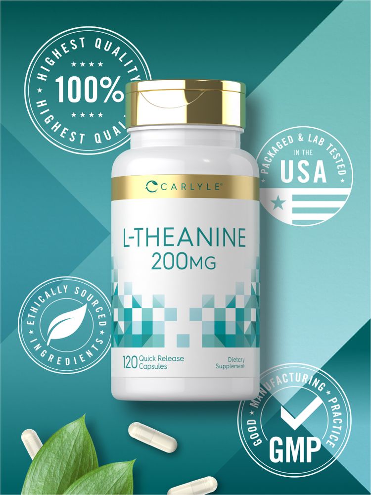L-Theanine 200mg | 120 Capsules