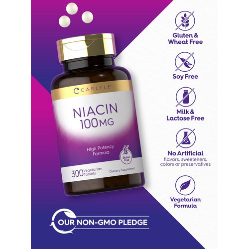 View 5 Niacin 100mg | 300 Tablets