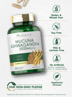 Load image into Gallery viewer, Mucuna with Ashwagandha 3000mg | 250 Capsules
