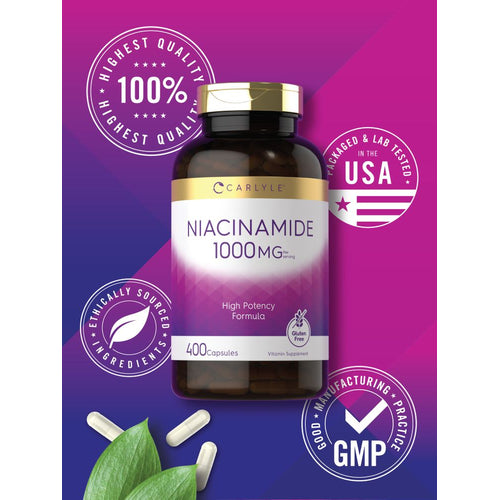 View 5 Niacinamide 1000mg per serving | 400 Capsules