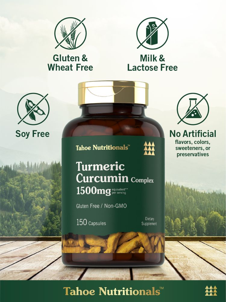 Integratore di Curcuma 1500mg per porzione | 150 Capsule