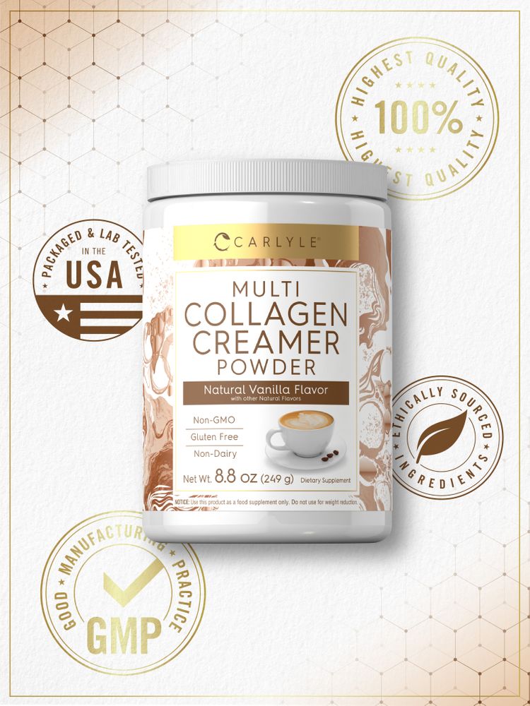 Multi Collagen Vanilla Creamer | 8.8oz Powder