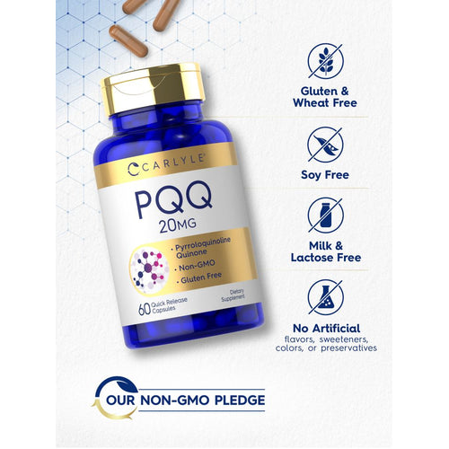View 5 PQQ 20mg | 60 Cápsulas