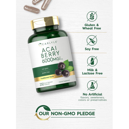 View 5 Acai Berry | 250 Capsules