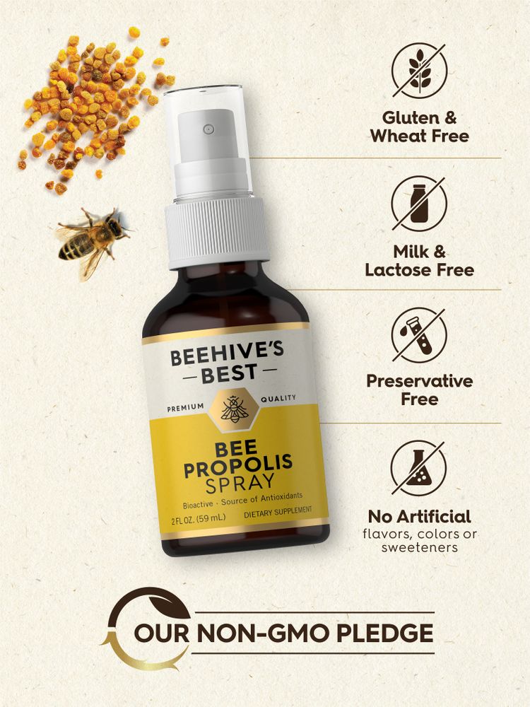 Spray pour la Gorge à la Propolis d'Abeille | 59 ml