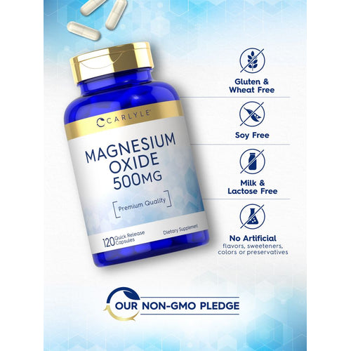 View 5 Magnesium Oxide 500mg | 120 Capsules
