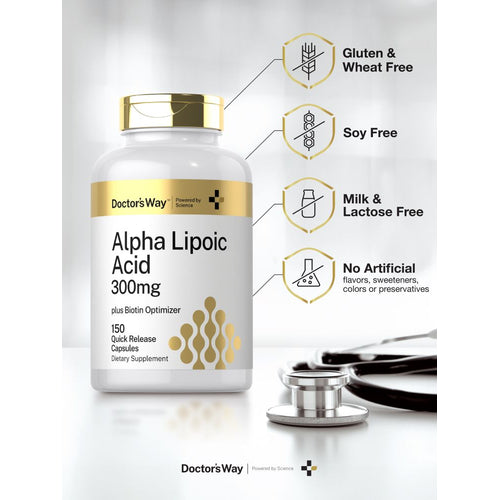 View 5 Alpha Lipoic Acid 300mg | 150 Capsules