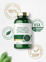 Load image into Gallery viewer, Organic Chlorella Spirulina | 1300 Tablets
