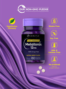 Melatonin 12mg |180 Tablets