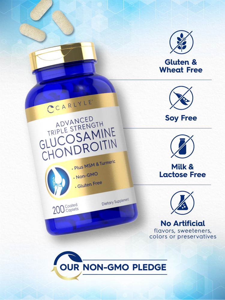 Glucosamine Chondroitin Complex 4050mg per serving | 200 Caplets