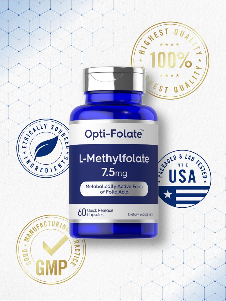 L-Methylfolate 7.5mg | 60 Capsules