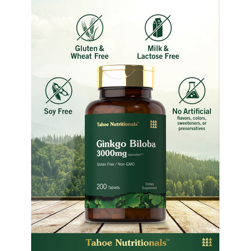View 5 Ginkgo Biloba | 200 Tabletas