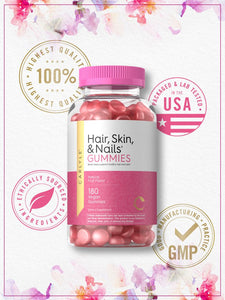 Hair, Skin and Nails | 180 Gummies