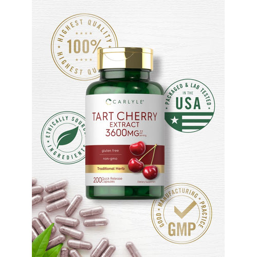 View 5 Tart Cherry Extract 3600mg per serving | 200 Capsules