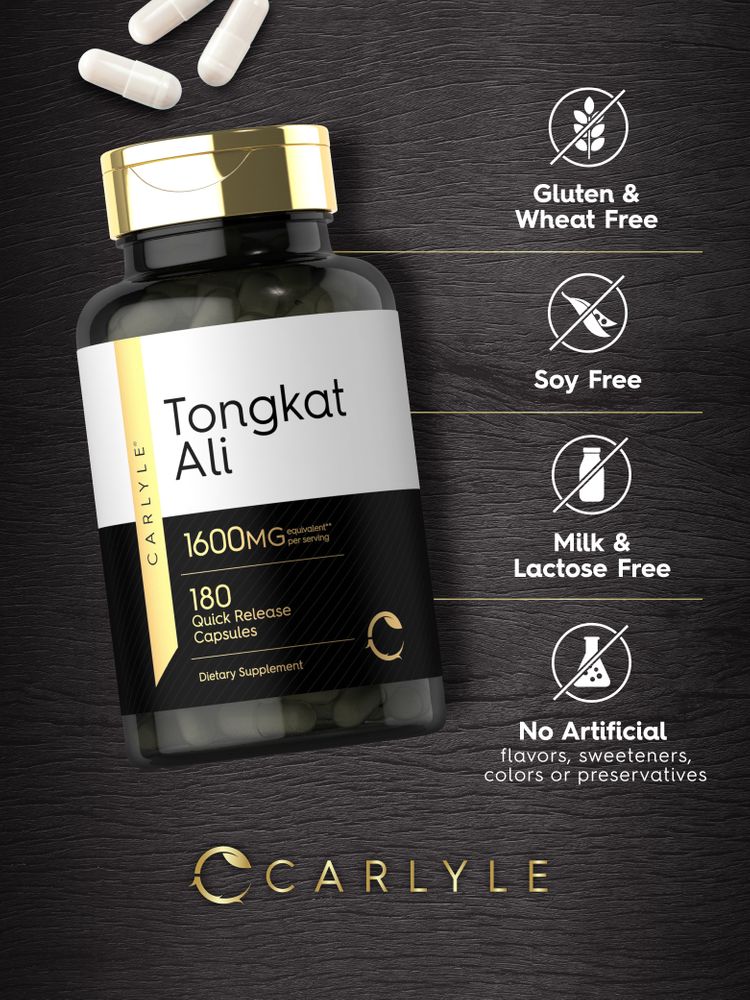 Tongkat Ali 1,600mg per serving | 180 Capsules