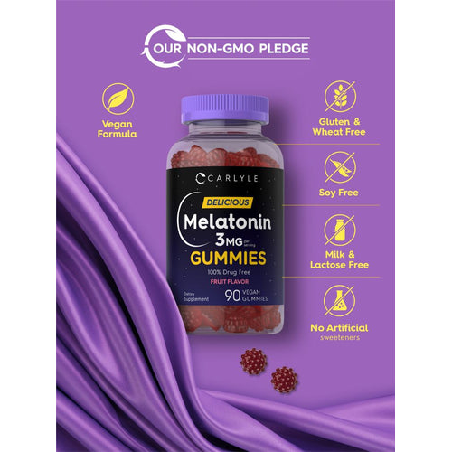 View 5 Melatonina 3mg por porção | 90 Gomas