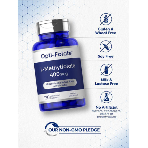 View 5 L-Methylfolate 400mcg | 120 Capsules