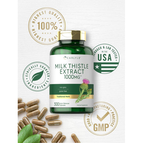 View 5 Extracto de Cardo Mariano | 300 Cápsulas